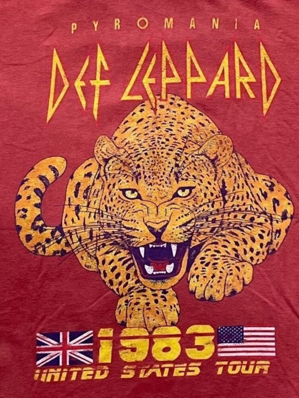 Def Leppard Preowned Medium T-shirt